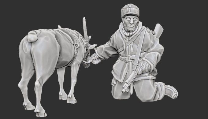 Renne et son conducteur