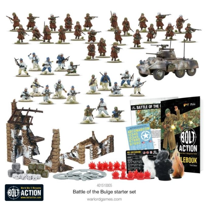 Starter box 2 armies Bolt Action Troisième  édition ANGLAIS HARDBACK