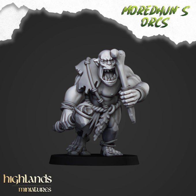 Cave Orcs with hand Weapons