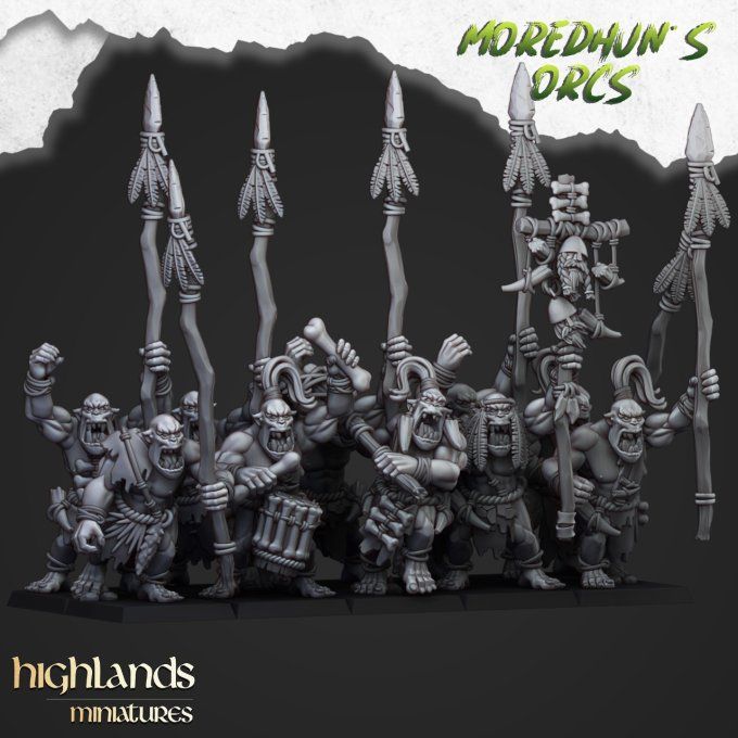 Cave Orcs with spears