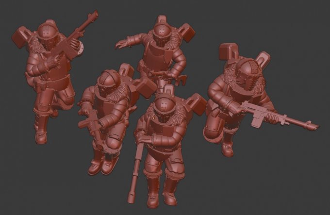 Lunar Auxilia Drop troopers