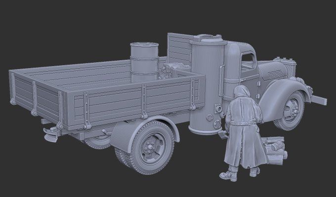 Ford V3000S Gazogène