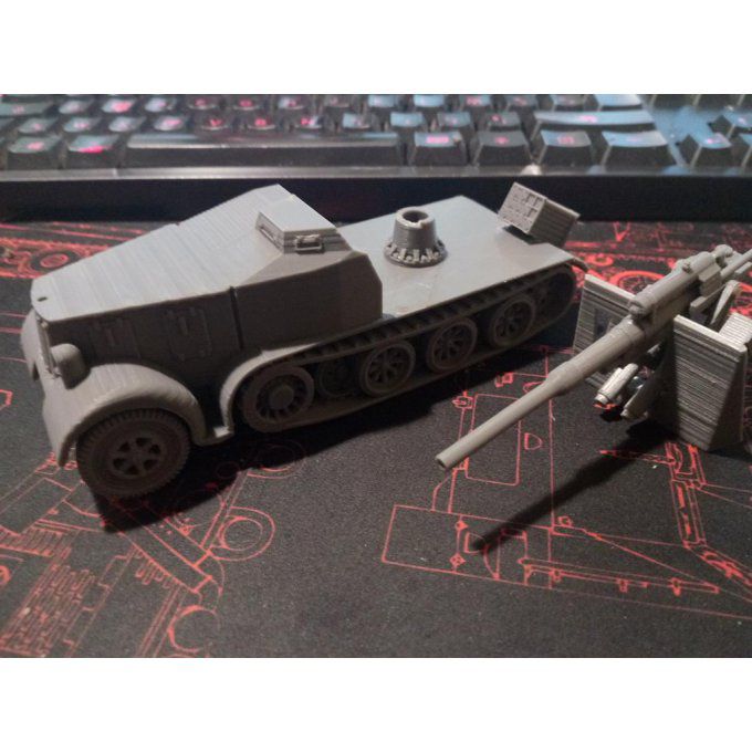 SdKfz 8 avec canon de 88