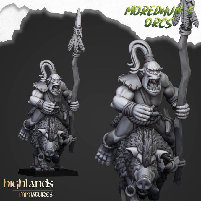 Mounted Cave orcs