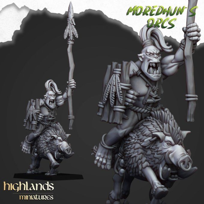Mounted Cave orcs