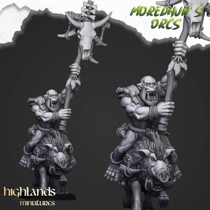 Mounted Cave orcs