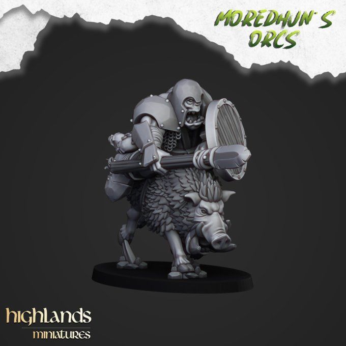 Mounted orcs with spears