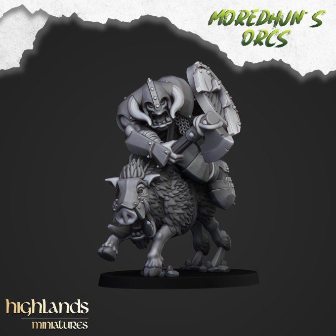 Mounted orcs with spears