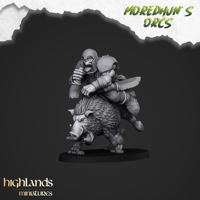 Mounted orcs with spears