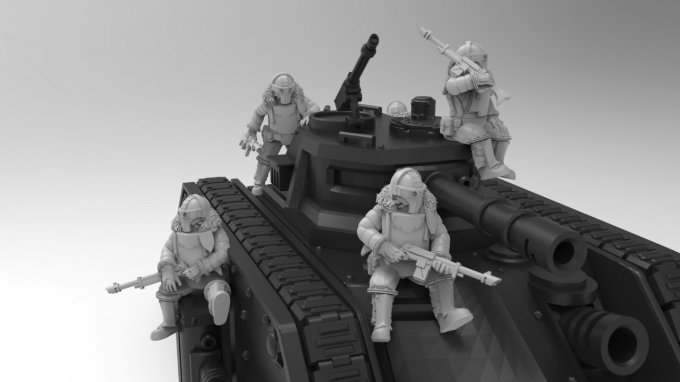 Tank riders