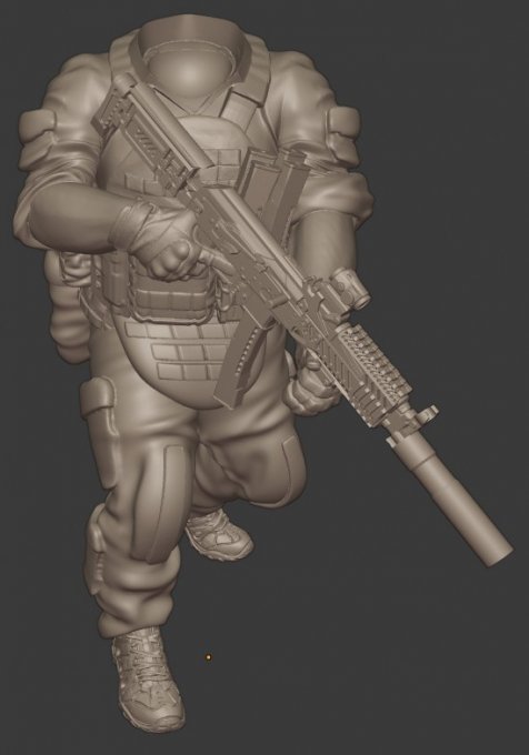 GRU Spetsnaz avec PP 19