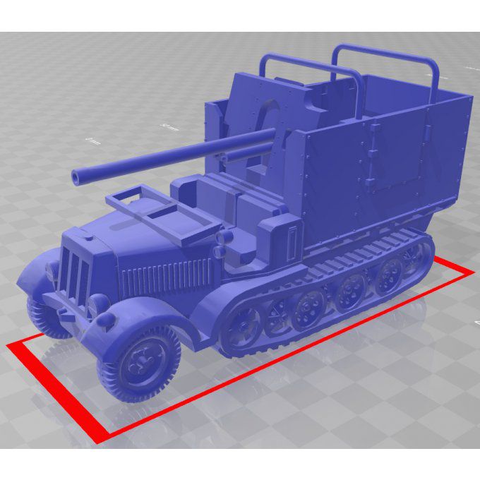 SdKfz 6 Diana et canon 7.62 russe