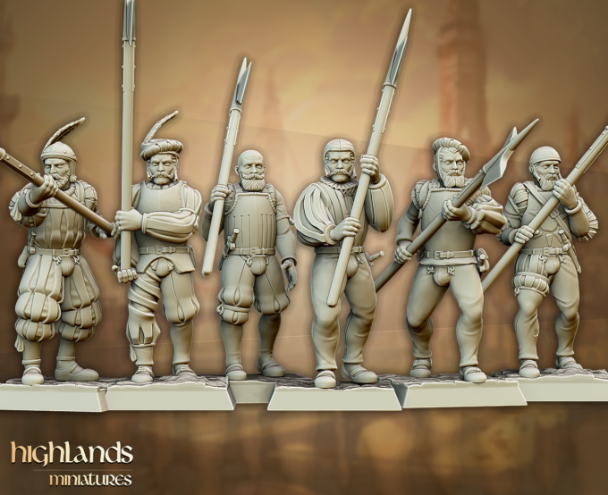 Sunland Imperial troops with Halberds