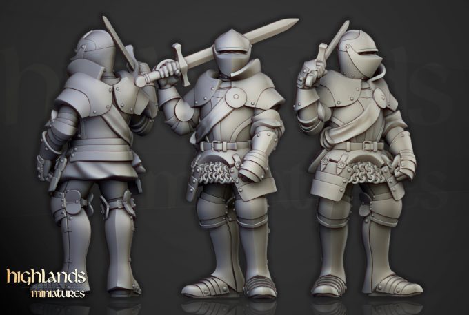 Sunland knight on foot