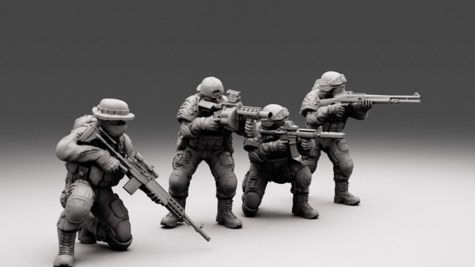 Set USMC Post apocalyptique 