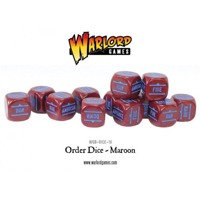 Dés d'ordre Marrons